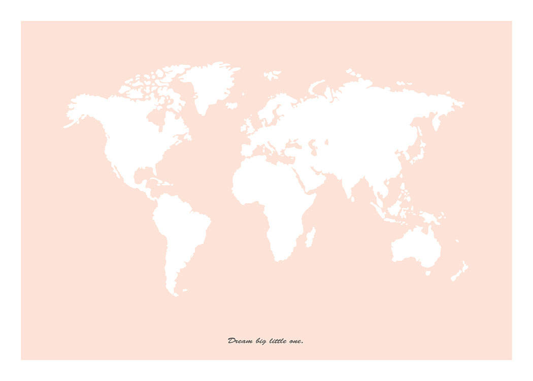 Dream Big Little One, Pink, Plakater