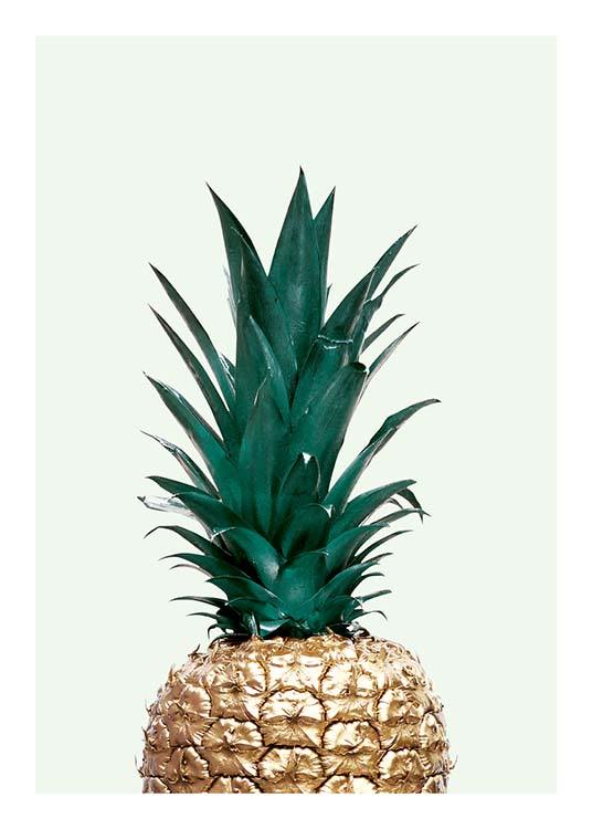 Green Pineapple, Plakat / Kunstplakater hos Desenio AB (8210)