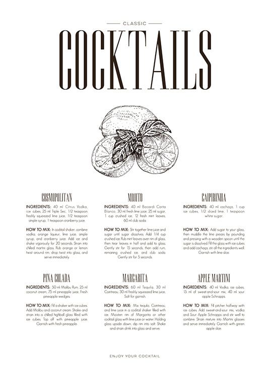 Cocktails, Plakat