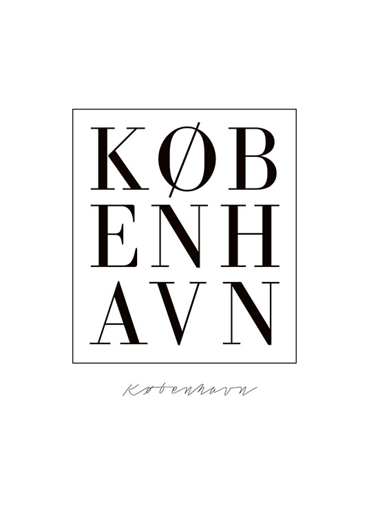 København Serif, Plakat