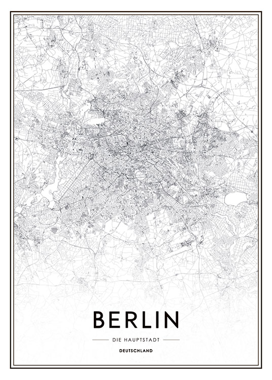 Berlin Map, Plakat