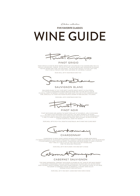 Five Wine Classics, Plakater