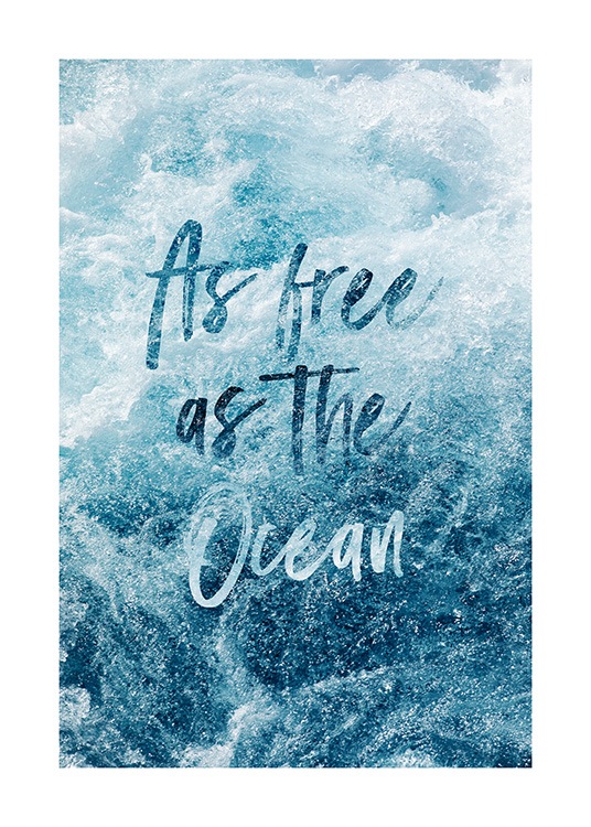 Free as the Ocean Plakat
