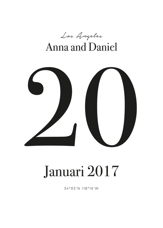 Tear off Calendar Personal Plakat