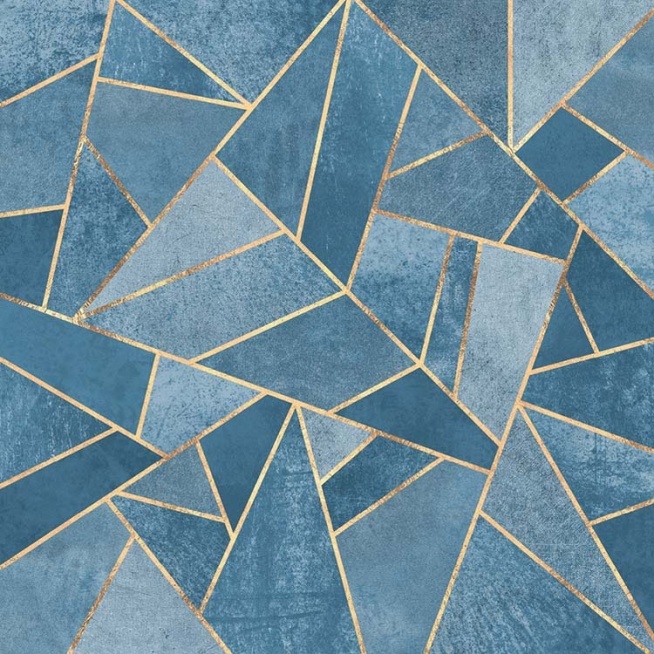 Dusk Blue Stone Plakat