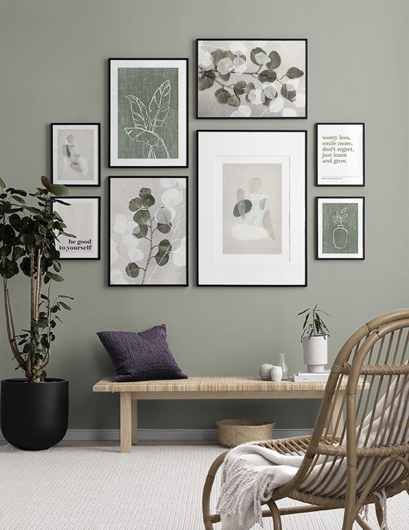 Grønne illustrationer