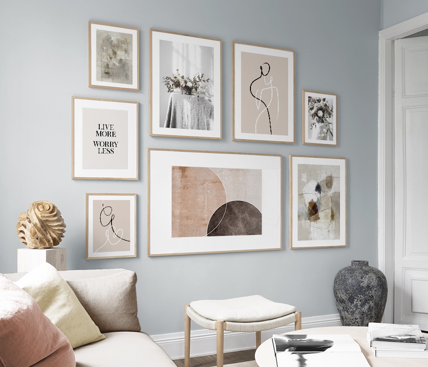 Plakater, der udstråler mindfulness, giver et hjem, der udstråler mindfulness