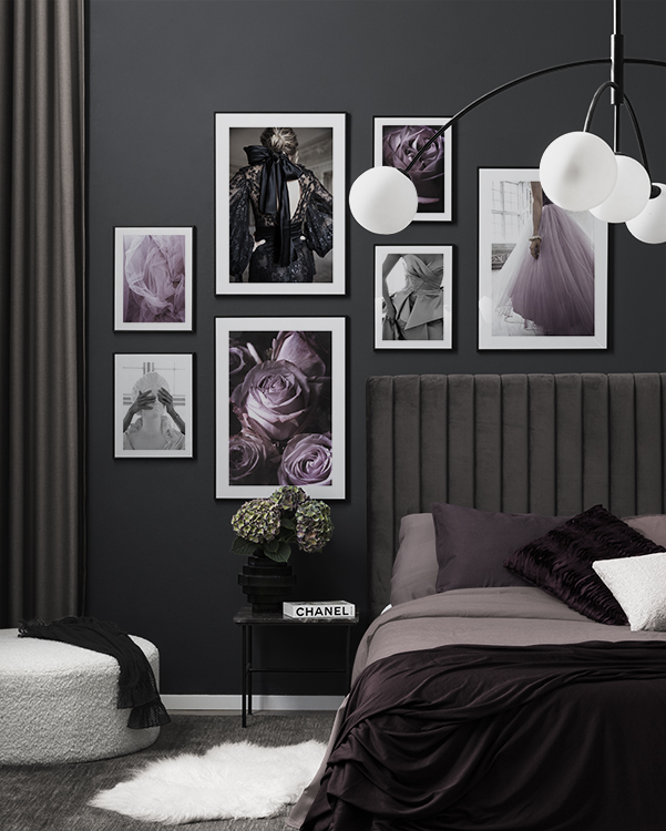 Barokkjoler og blomster