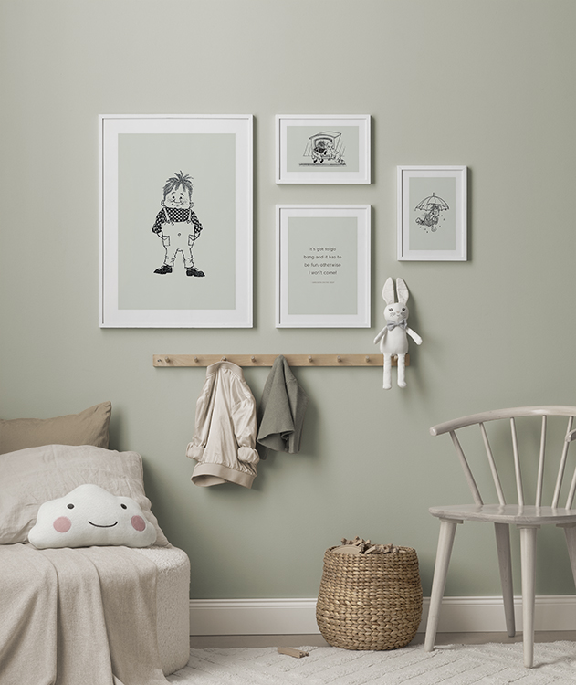 Grønne illustrationer